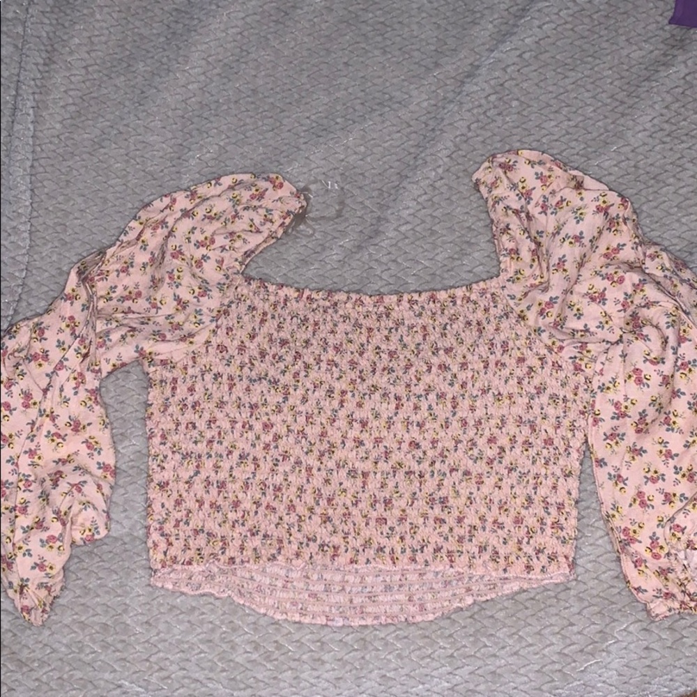 Off the shoulder crop top